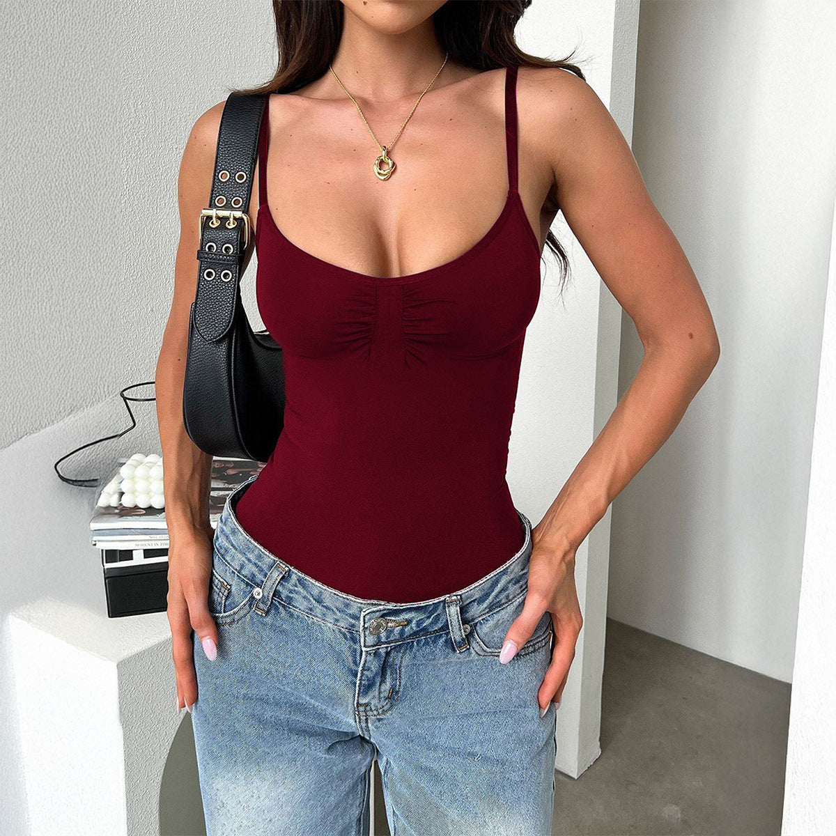 Versatile Charming Women's Sexy Camisole Summer Women's Jumpsuit/clothing