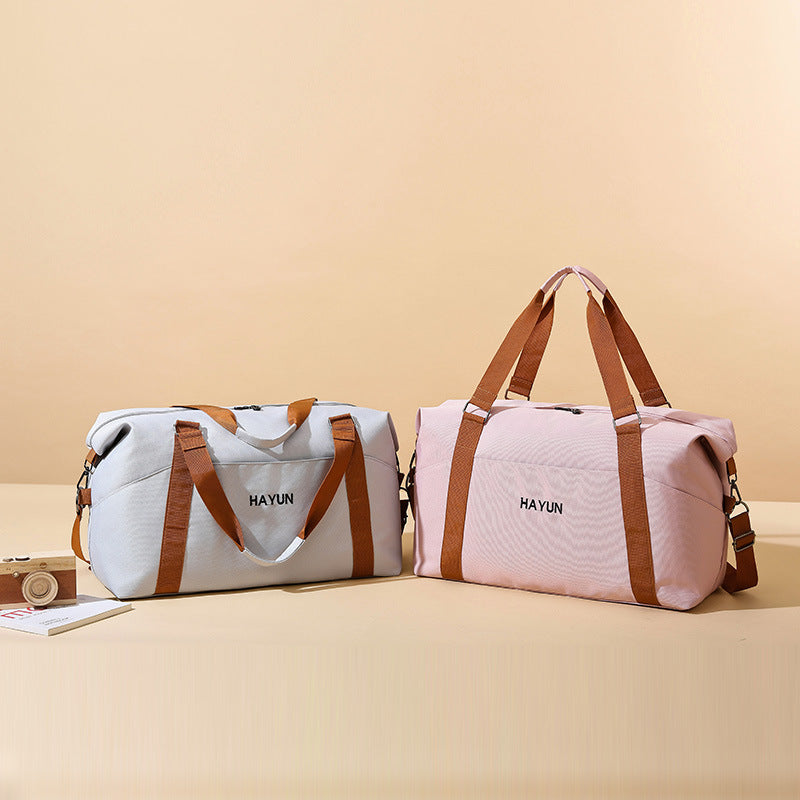 Trip Female Simple Lightweight Waterproof Clothing Travel Bags