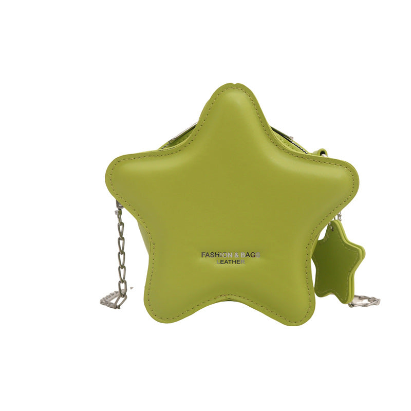 Women's Chain Five-pointed Star Box Fashion Crossbody Bags
