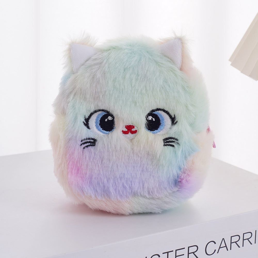 Heart Plush Mini Korean Style Fresh Children's Coin Purse