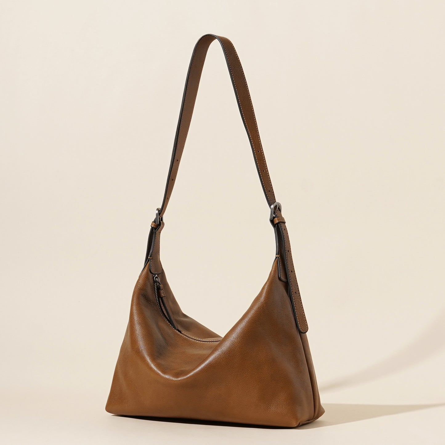 Women's Leather Autumn High Sense Female Niche Armpit Bags