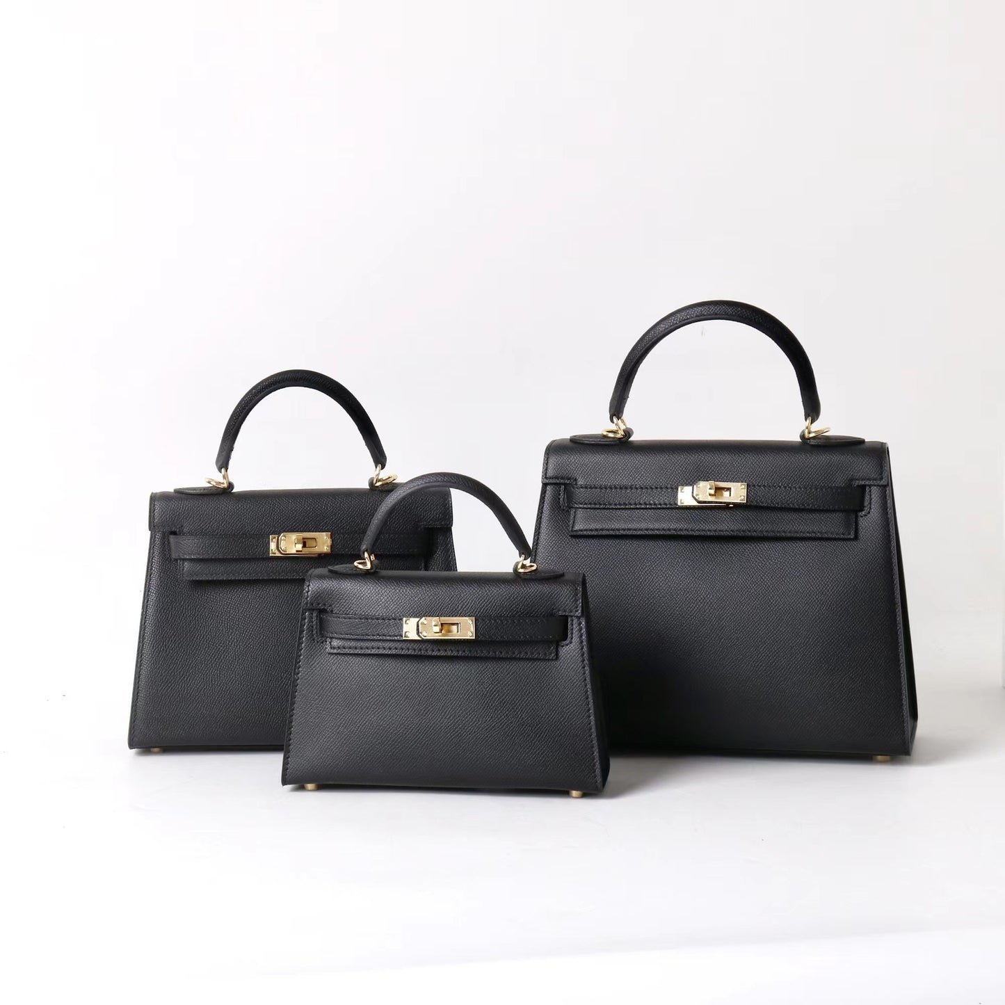 Trendy Advanced Texture Genuine Leather Portable Bags