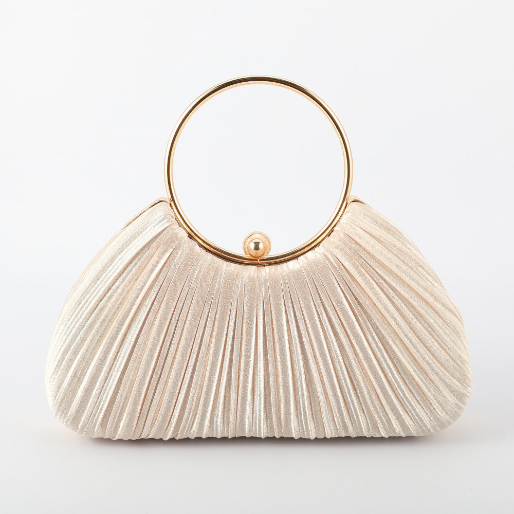Women's & Men's Pleated Dinner Dress Clutch Retro National Evening Bags