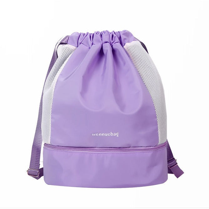 Women's Simple Lightweight Leisure Dry Wet Separation Sports Backpacks