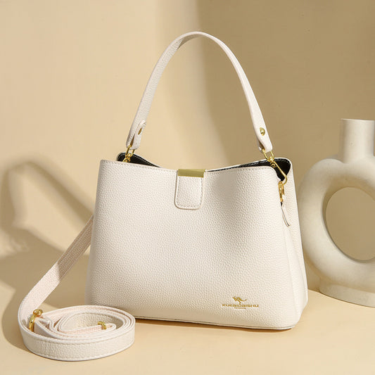 Women's Pattern Kangaroo High-grade Genuine Doctor Small Square Bags