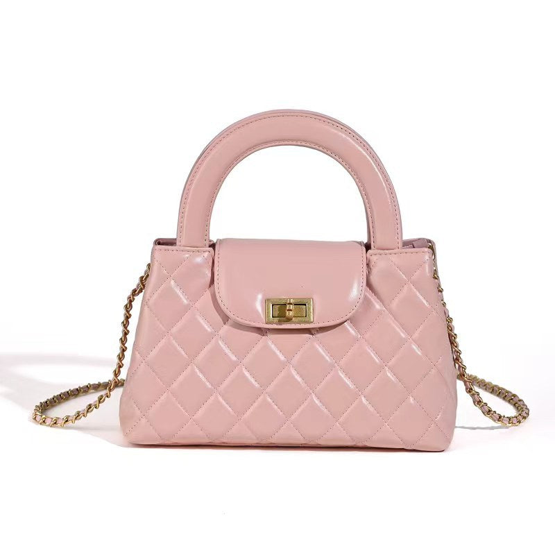 Classic Fashion Women's Quilted High-grade Leather Handbags
