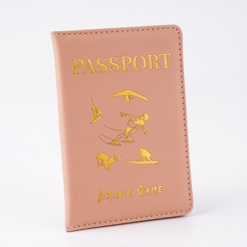 Power Creative Gilding Passport Cover Credentials Card Holder