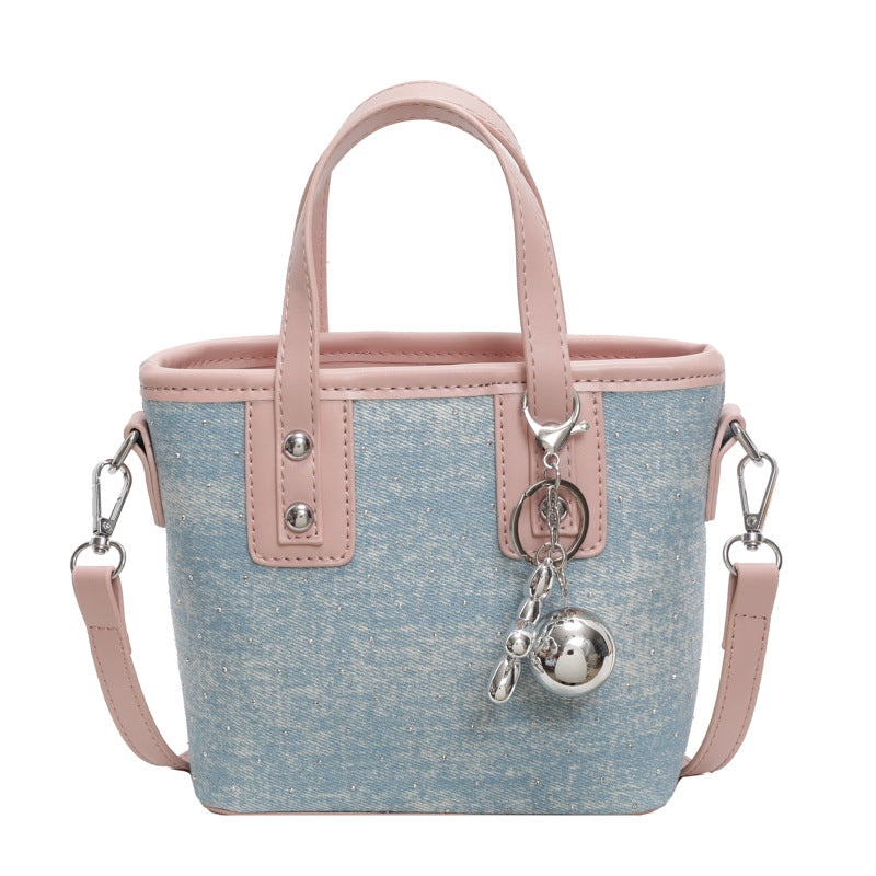 Women's Popular Summer Textured Hand Holding Crossbody Bags