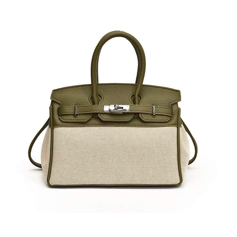 Women's Fashionable High-grade Platinum Kelly Summer Niche Tote Bags