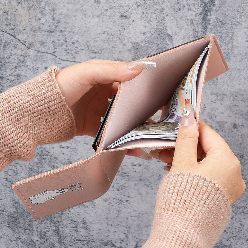 Women's Personality Short Three-in-one Trend Mini Ladies Wallets