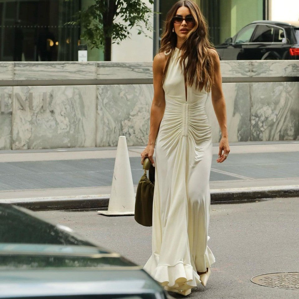 Women's Beautiful Durable Mercerized Suspender Dress Dresses