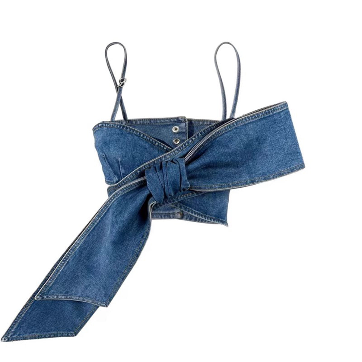 Three-dimensional Bow Tube Knot Straight Wide Suits