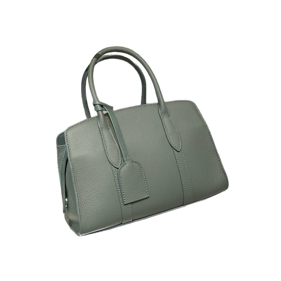 Women's Layer Cowhide Large Capacity Retro Pillow Handbags