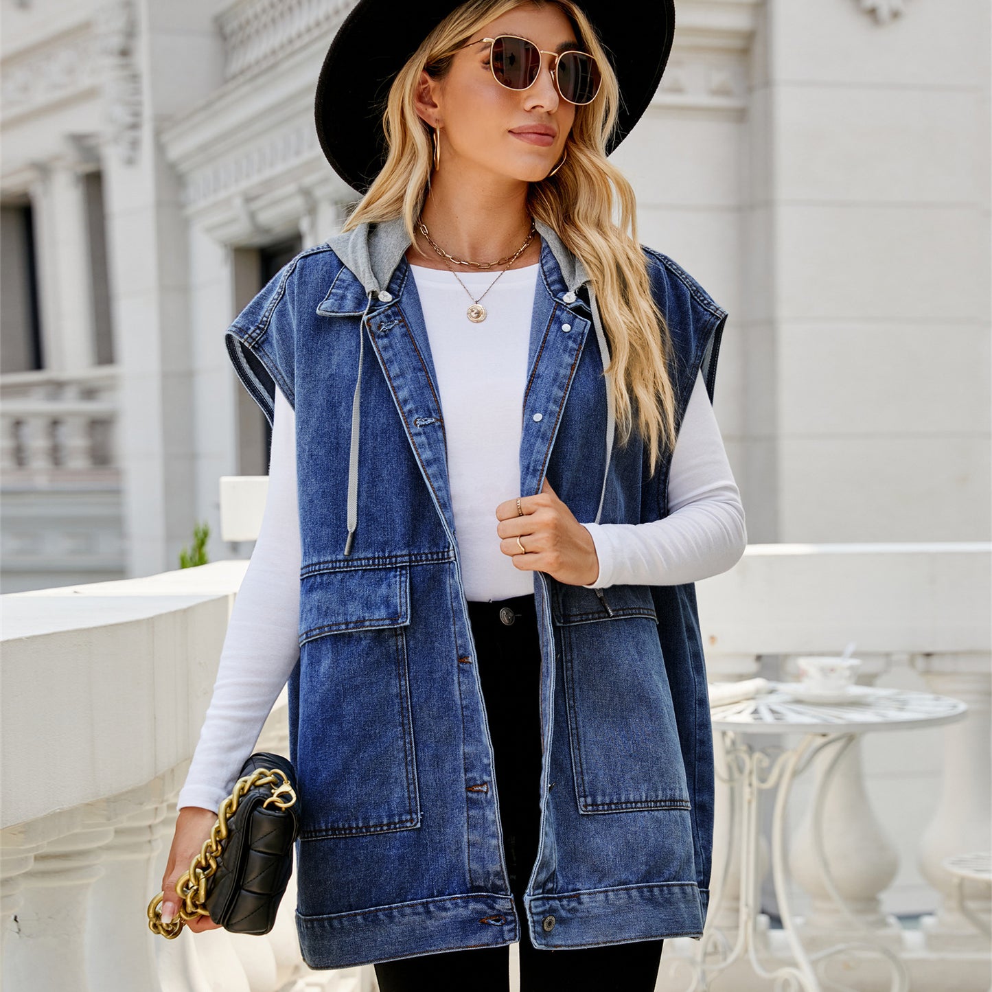 Women's Summer Denim Waistcoat Fashion Sleeveless For Vests