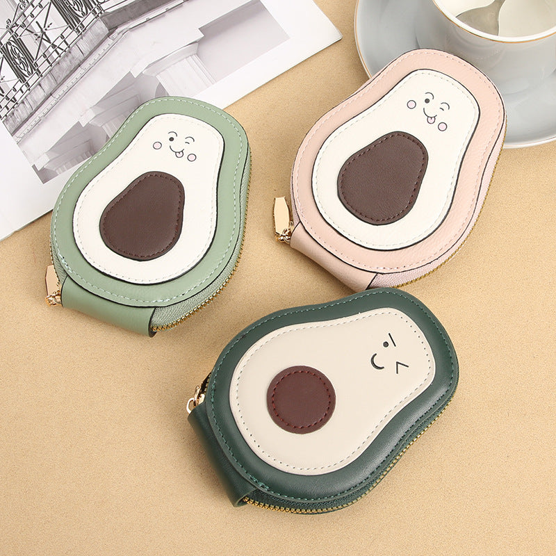 Cute Avocado Expanding Multiple Slots Storage Card Holder