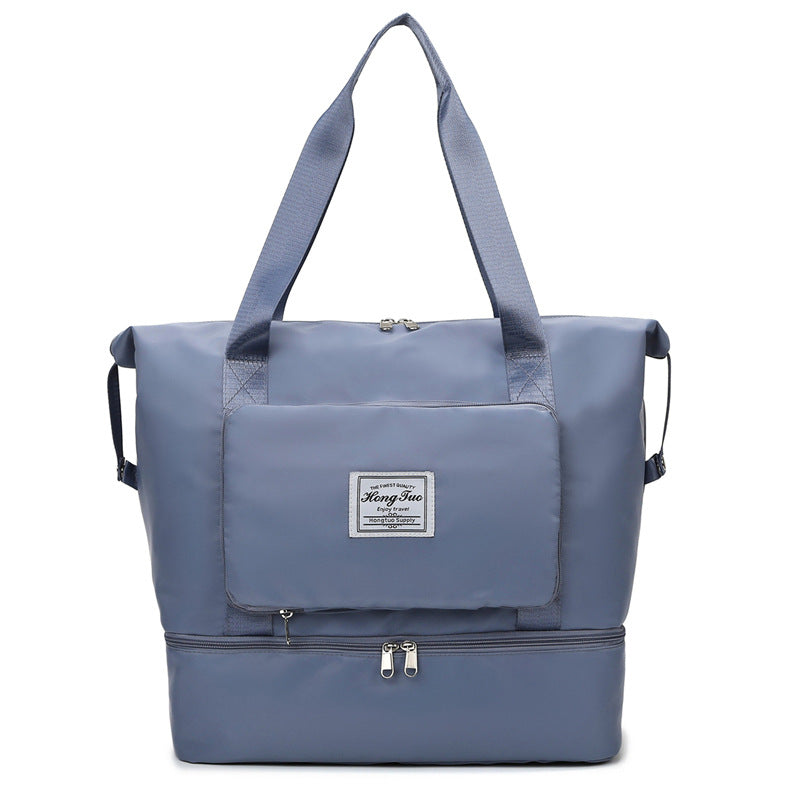 Women's Trendy Large Capacity Folding Pending Short Travel Bags