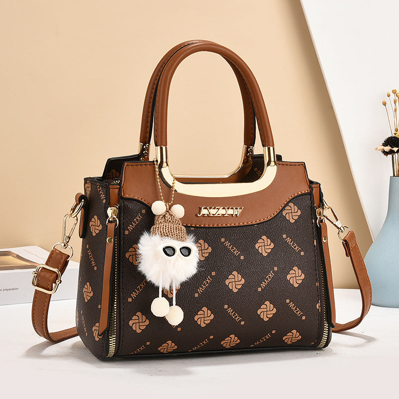 Women's Large Capacity Fashion Simple Texture Trendy Bags