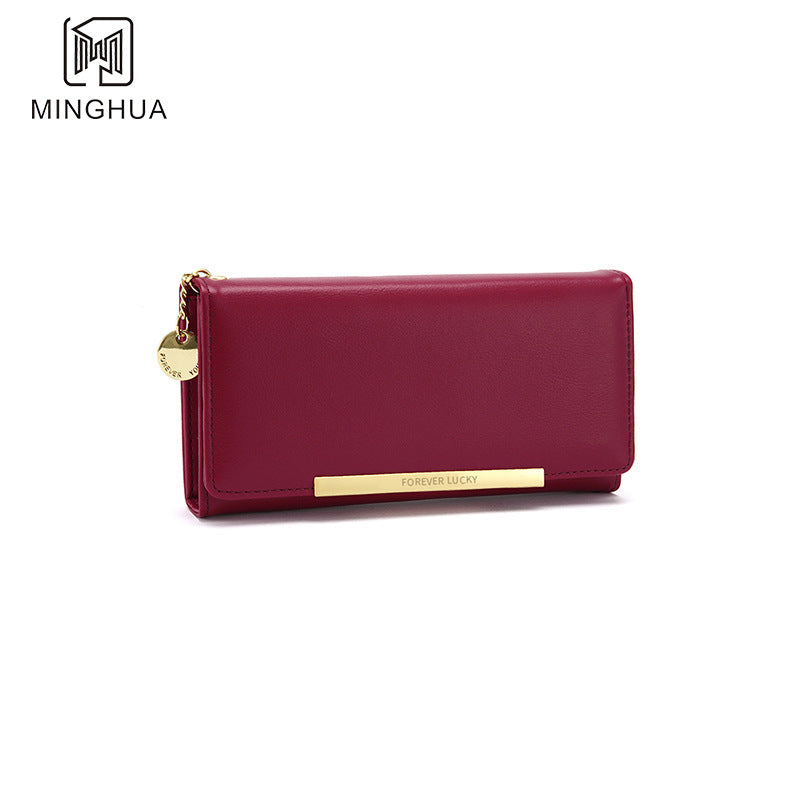 Women's Long Summer High Sense Solid Color Ladies Wallets