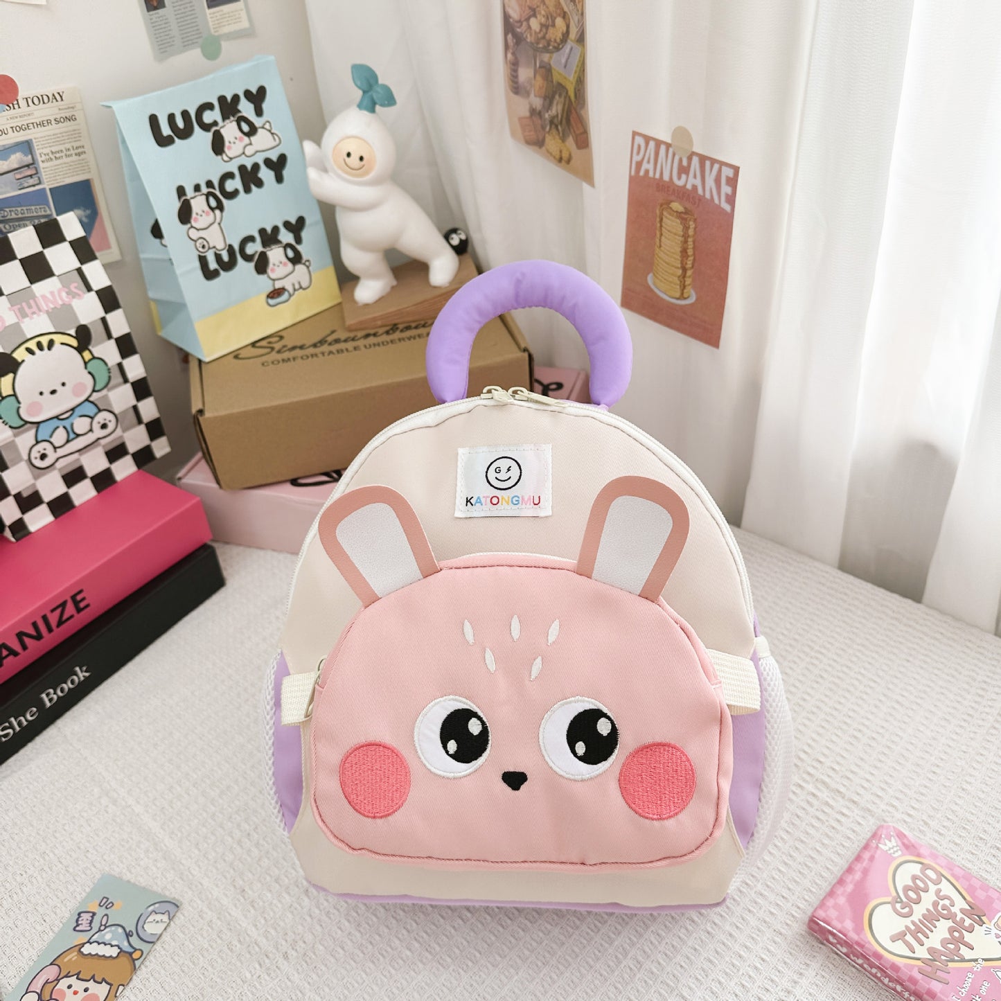 Children's Cartoon Cute Breathable Boys Mini Kindergarten School Bags