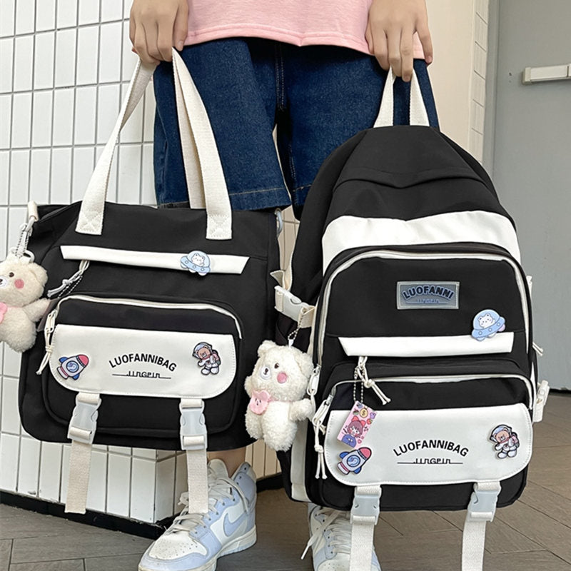 Female Mori Durable Junior High Large Middle School Students' Schoolbags