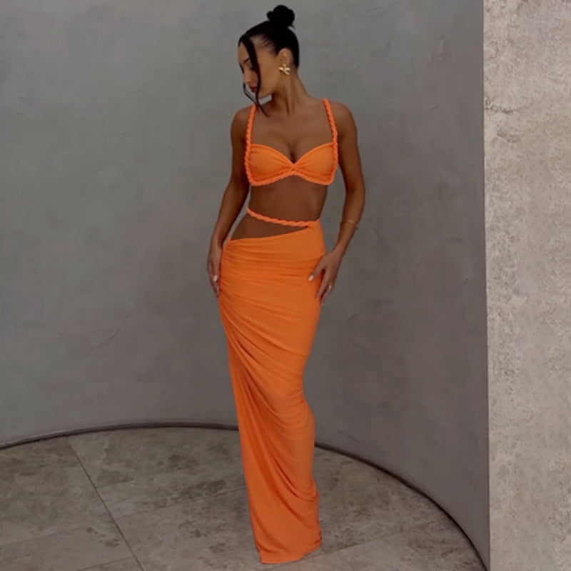 Creative Women's Sexy Bikini Strap Sheath Suits