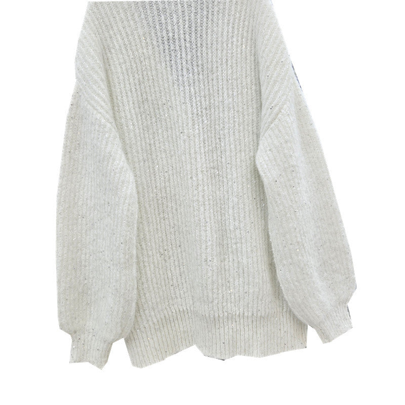 Women's European Goods Western Style French Sequins Sweaters