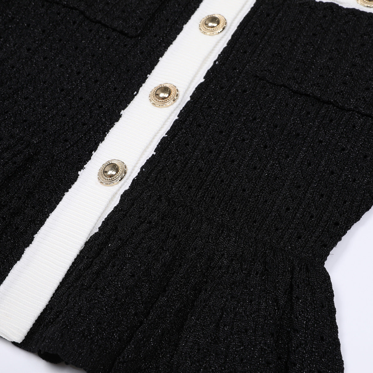 High Quality Long Sleeve Lady Knitted Suits