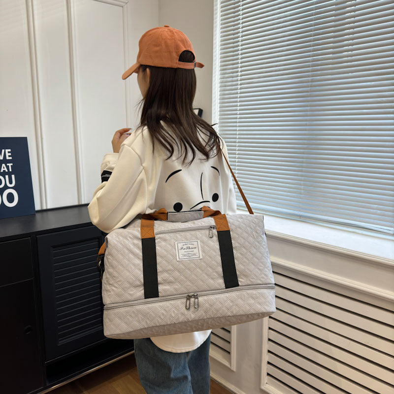 Color Large Capacity Portable Hanging Short Travel Bags