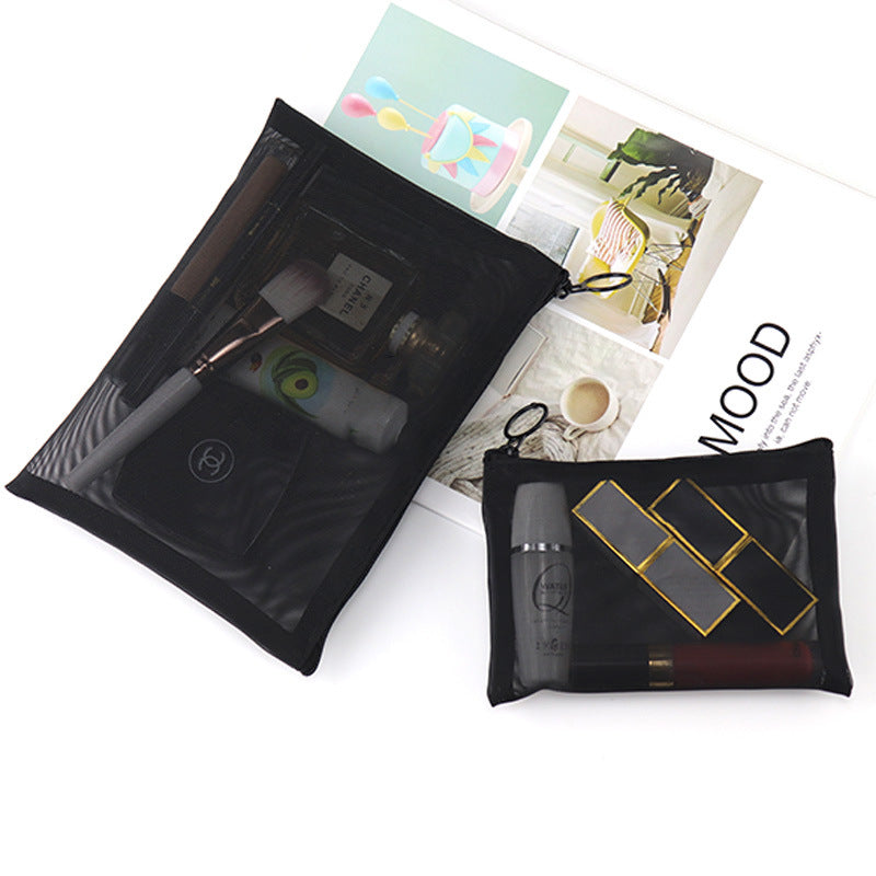 Transparent Voile Model Storage Pencil Packing Cosmetic Bags