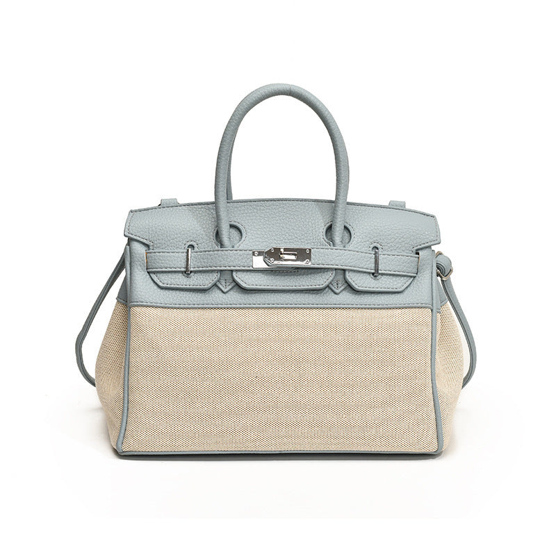 Women's Fashionable High-grade Platinum Kelly Summer Niche Tote Bags