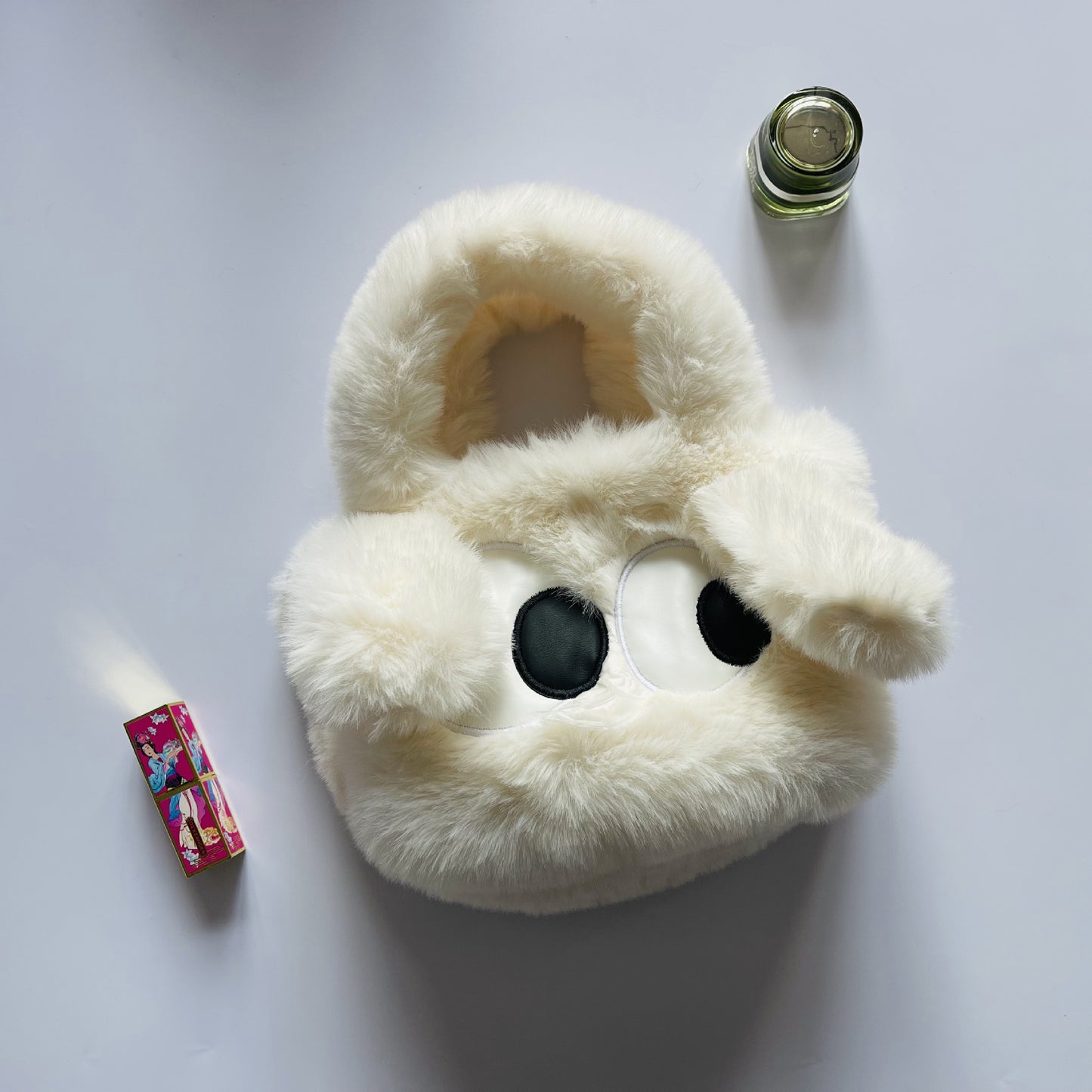 Plush Cute Big Eyes Puppy Oblique Handbags