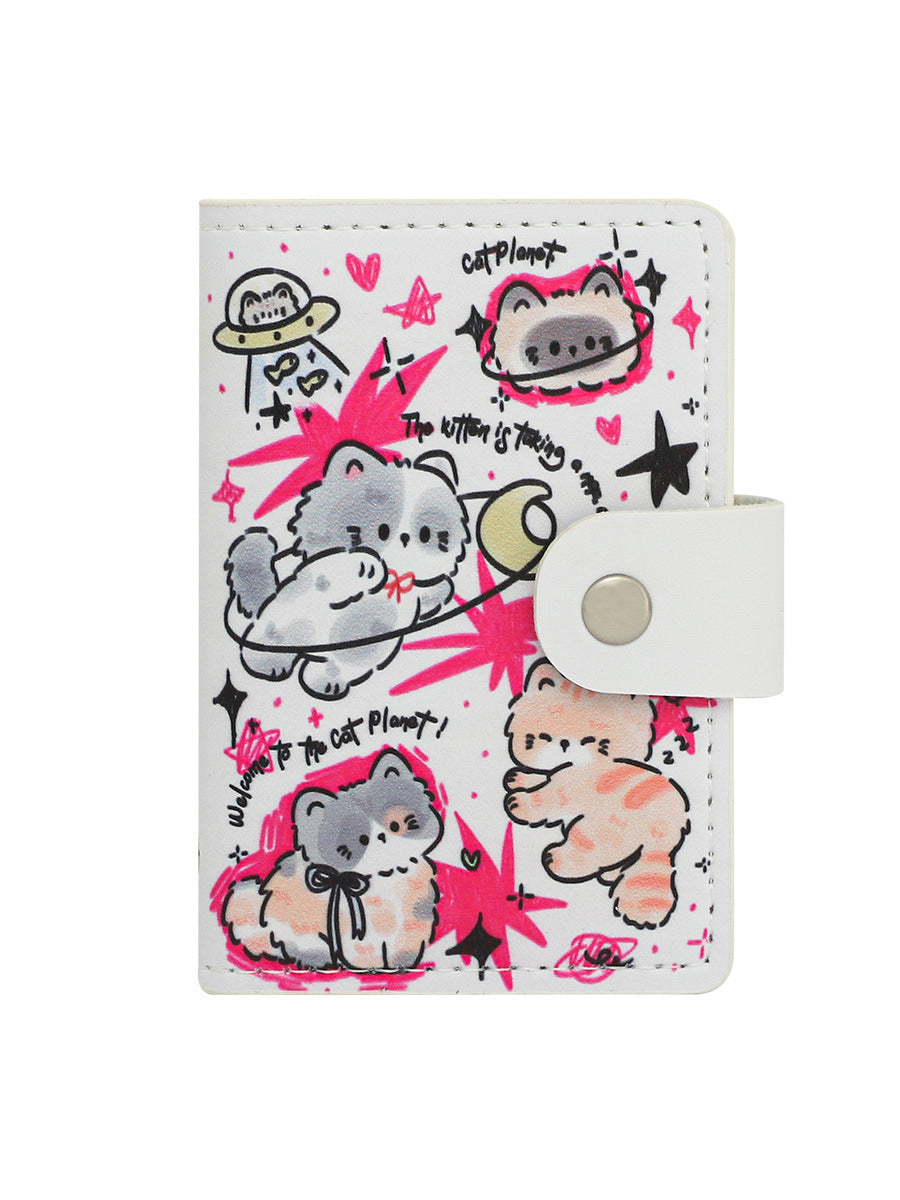 Mary Cartoon Cute Large Capacity Multiple Slots Card Holder