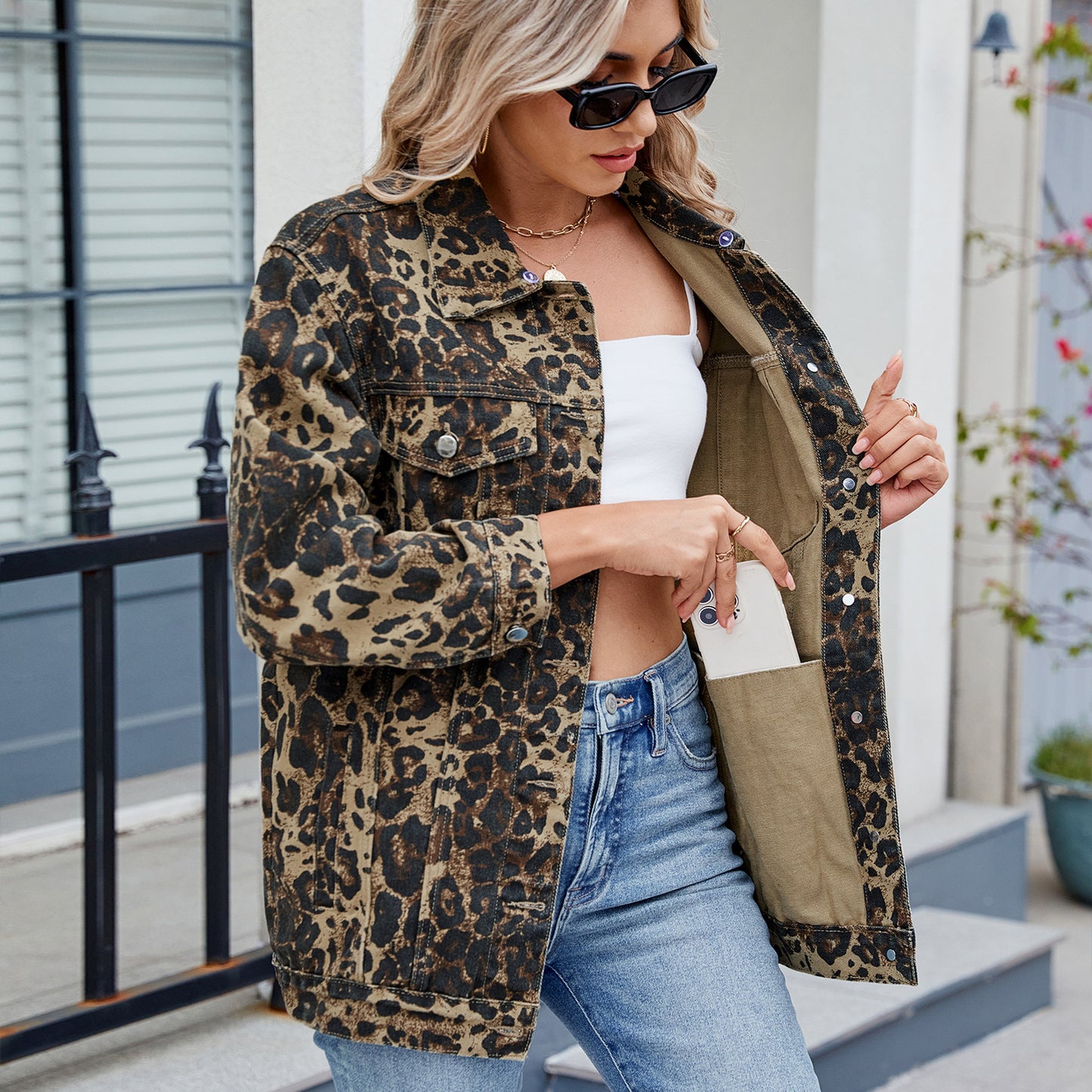 Women's Classic Retro Loose Denim For Jackets