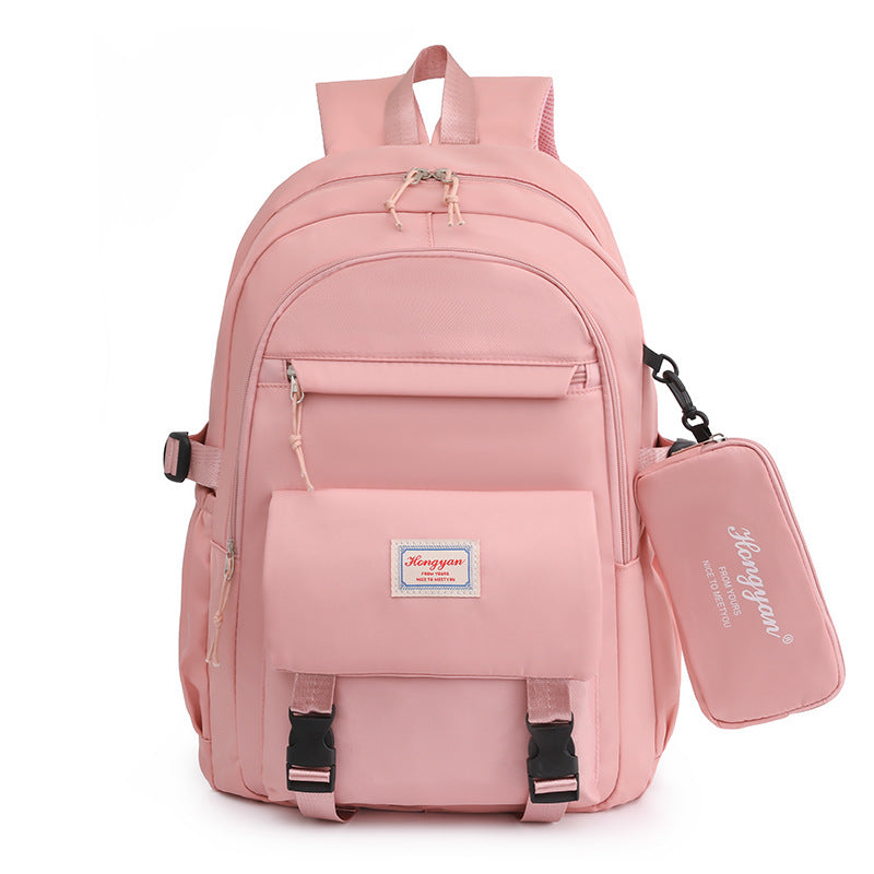 Women's Nylon Early High Large Capacity Korean Middle School Students' Schoolbags