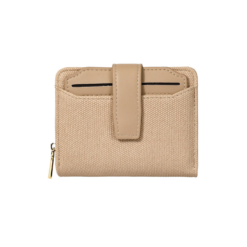 Women's Versatile Beautiful Charming Short Zipper Ladies Wallets