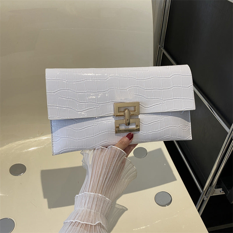 Fashionable Texture Clutch Stone Pattern Design Personalized Mobile Handbags