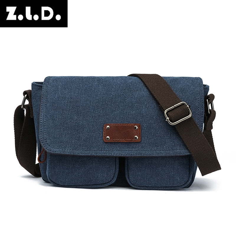 Men's Canvas Portable Household Street Tide Men's Messenger Bags