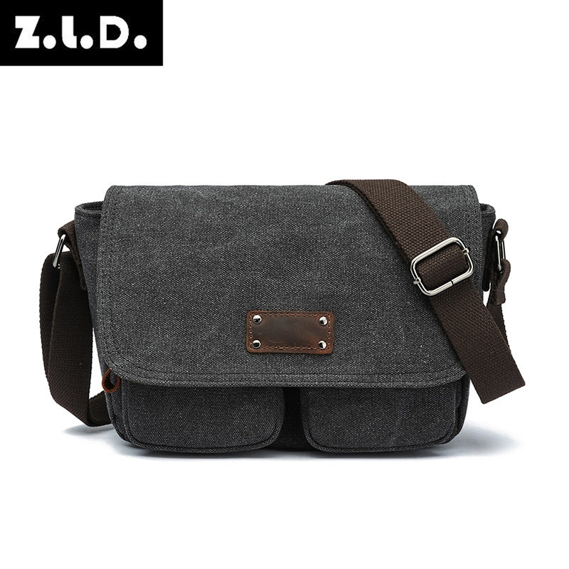 Men's Canvas Portable Household Street Tide Men's Messenger Bags