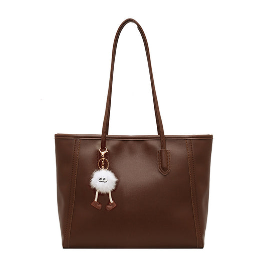 Women's High-grade Retro Simple Commuter Large Capacity Tote Bags
