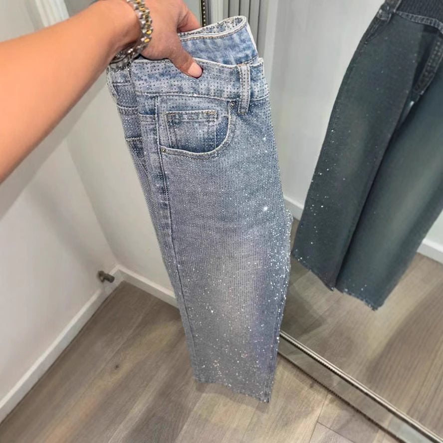 Women's Design High Waist Wash Spring Loose Pants