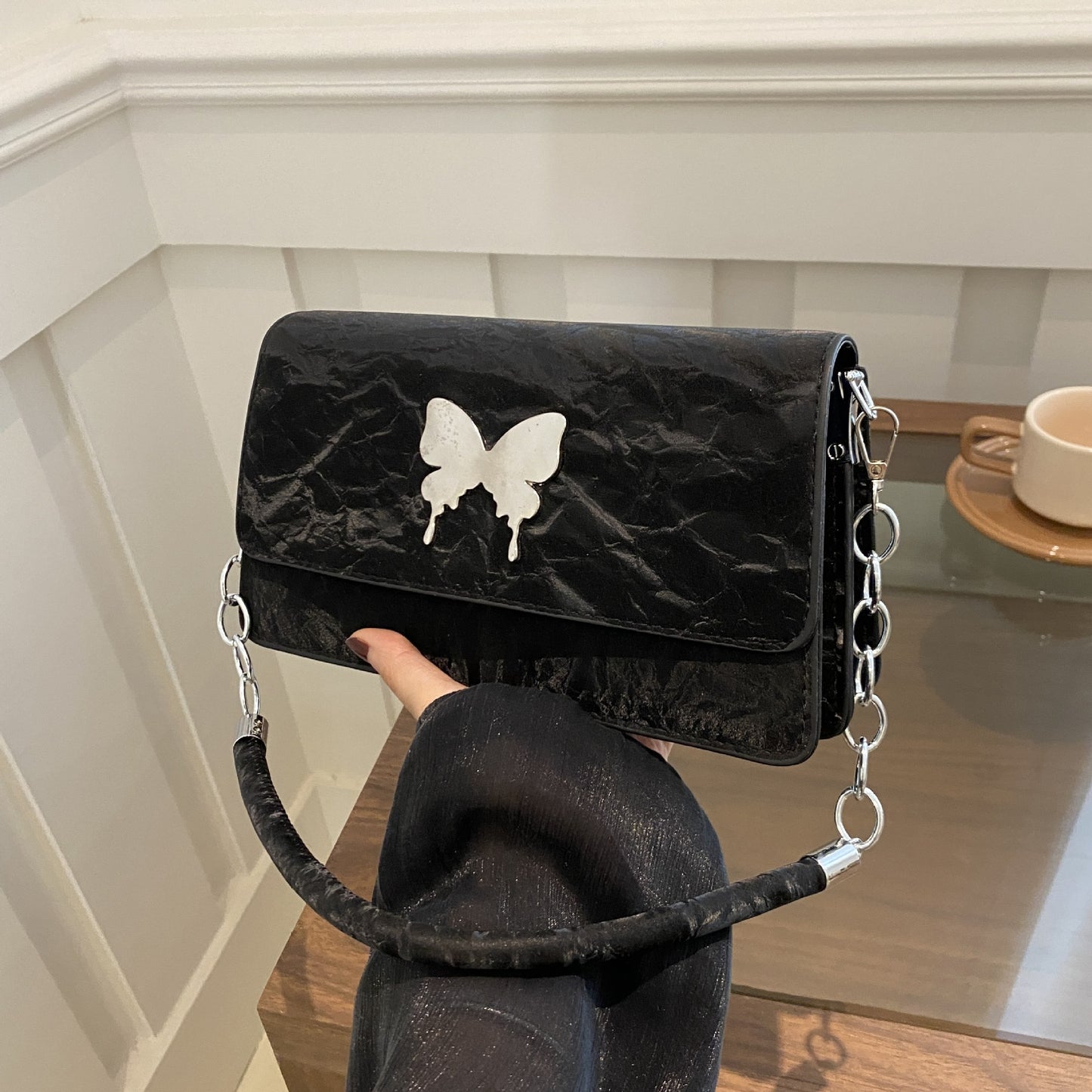 Women's Popular Summer Bow Chain Fashionable Stylish Armpit Bags