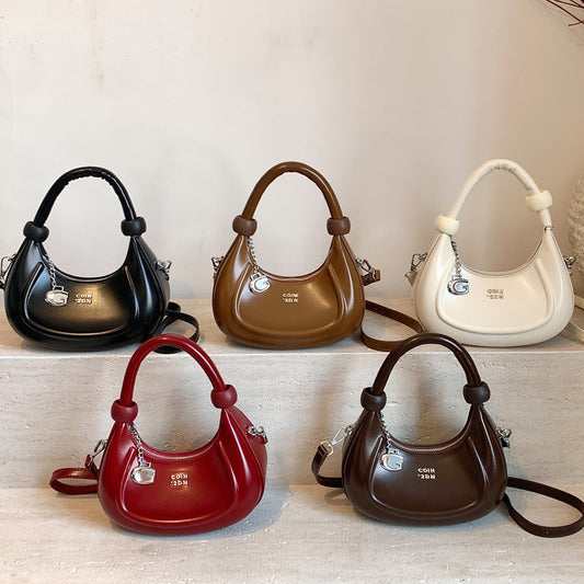 Women's Retro Underarm Crescent For Trendy Fashion Commuter Crossbody Bags