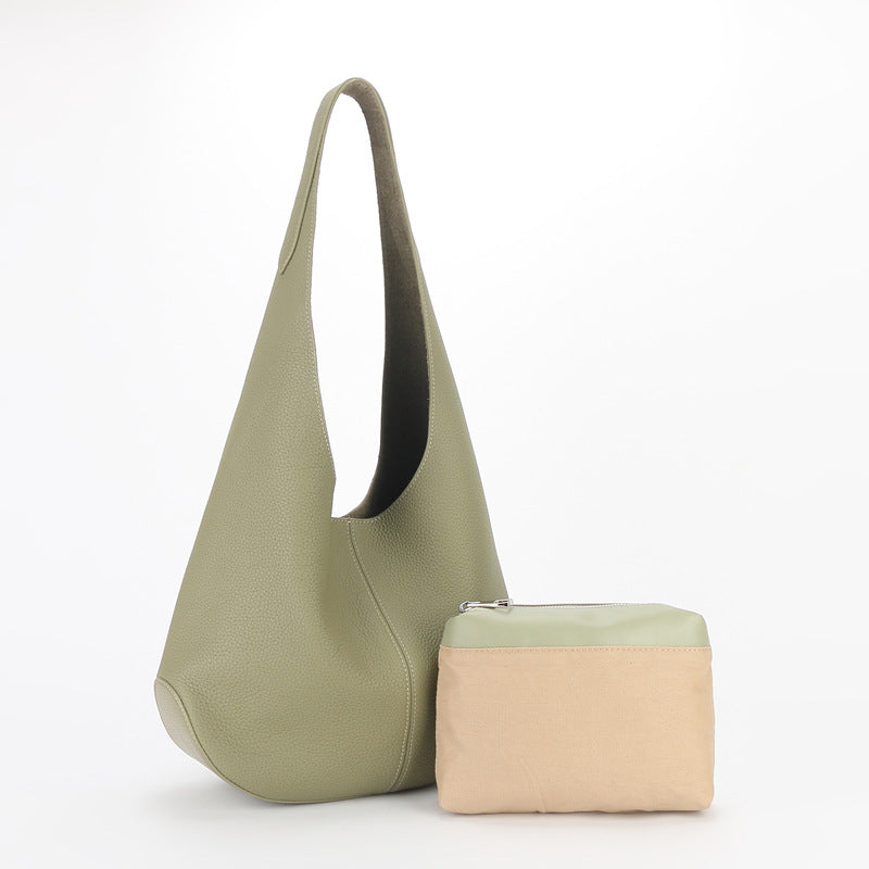 Women's High-grade Genuine Leather Fashion Lazy Simple Bags
