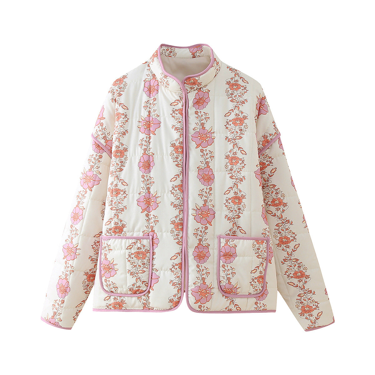 Women's Street Fashion Casual Pattern Print Coats