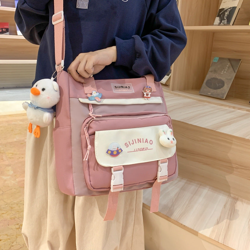 Female Burden Relief Spine Protection Junior High Middle School Students' Schoolbags