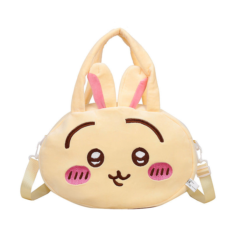 Cartoon Anime Style Cute Rabbit Round Crossbody Bags