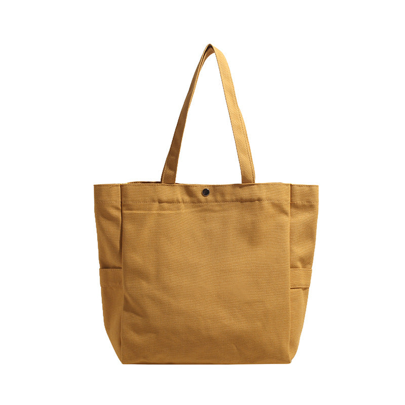 Women's Canvas Shopping Tuition Korean Style Tote Bags