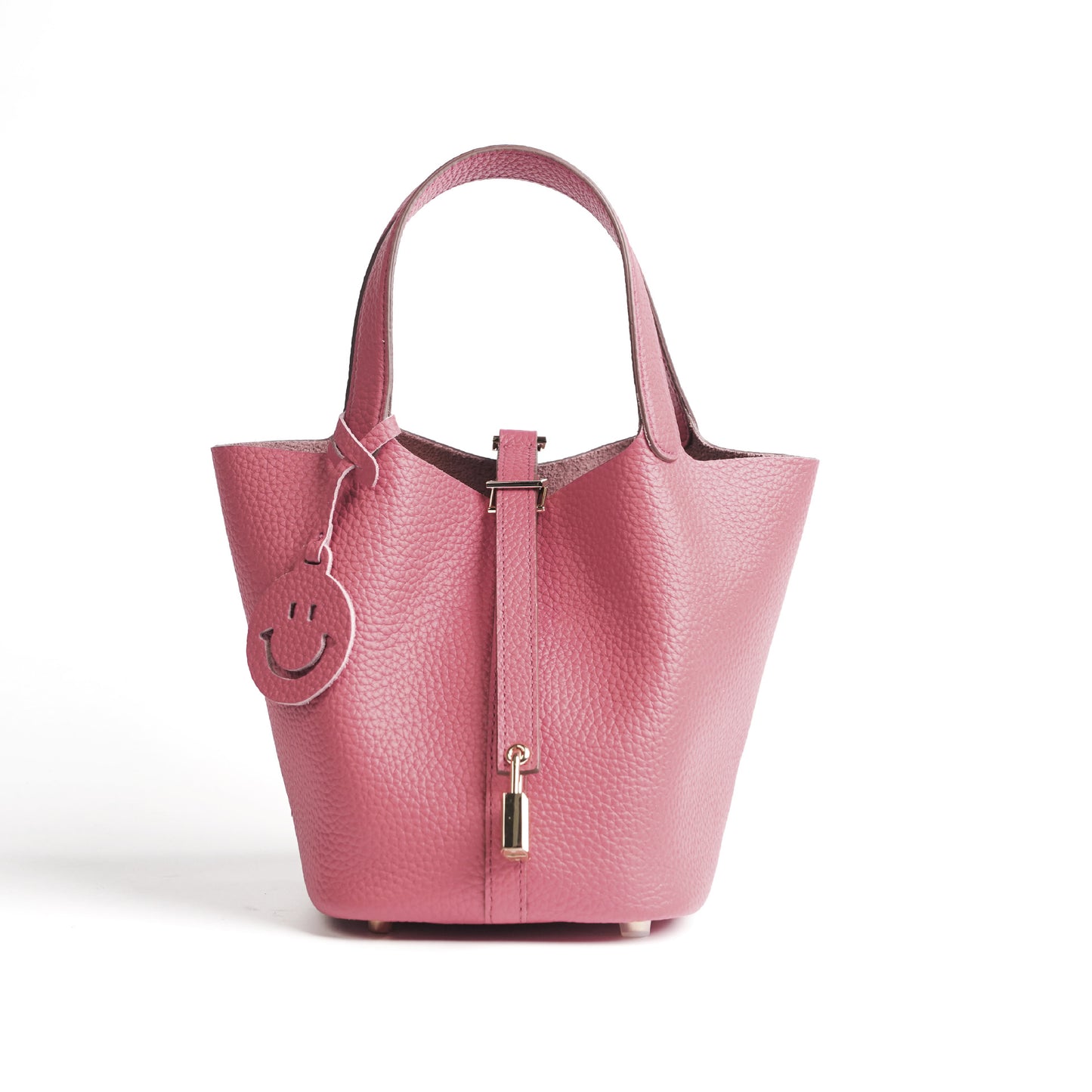 Women's Vegetable Basket Versatile Genuine Leather High Handbags