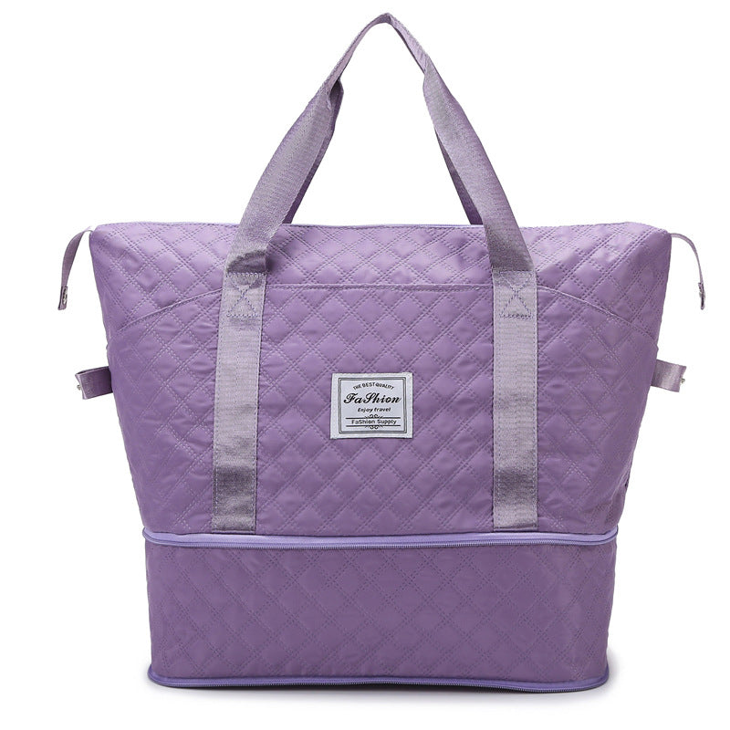 Dry Wet Separation Rhombus Pending Portable Pouch Bags