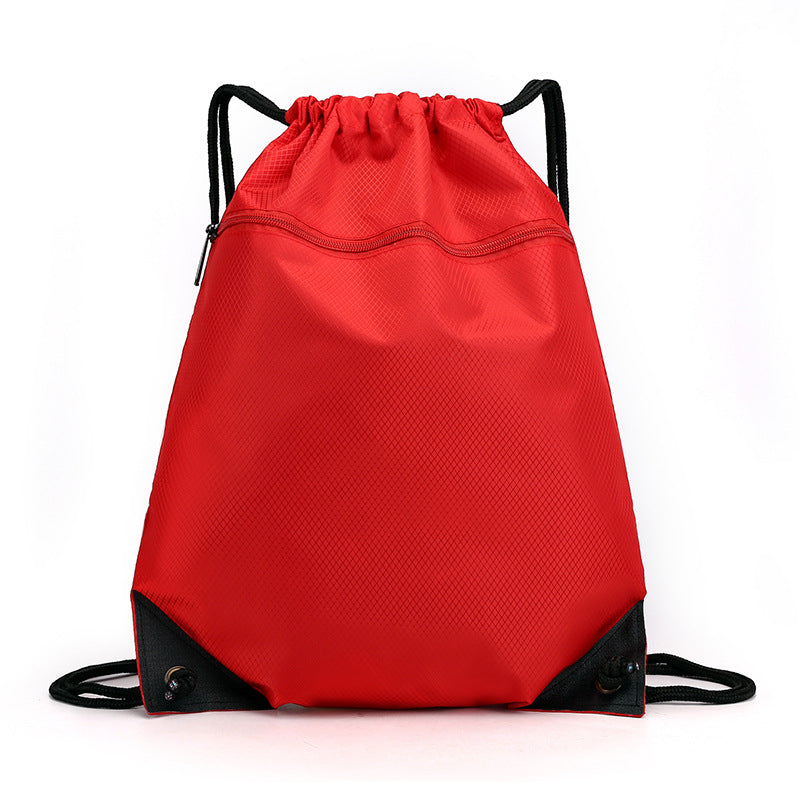 Simple Lightweight Drawstring Large Capacity Football Sports Backpacks